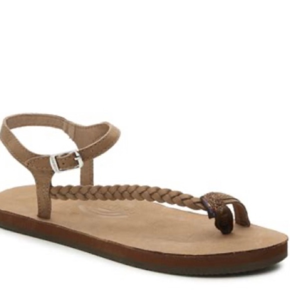 Rainbow | Marley braided flat sandal
